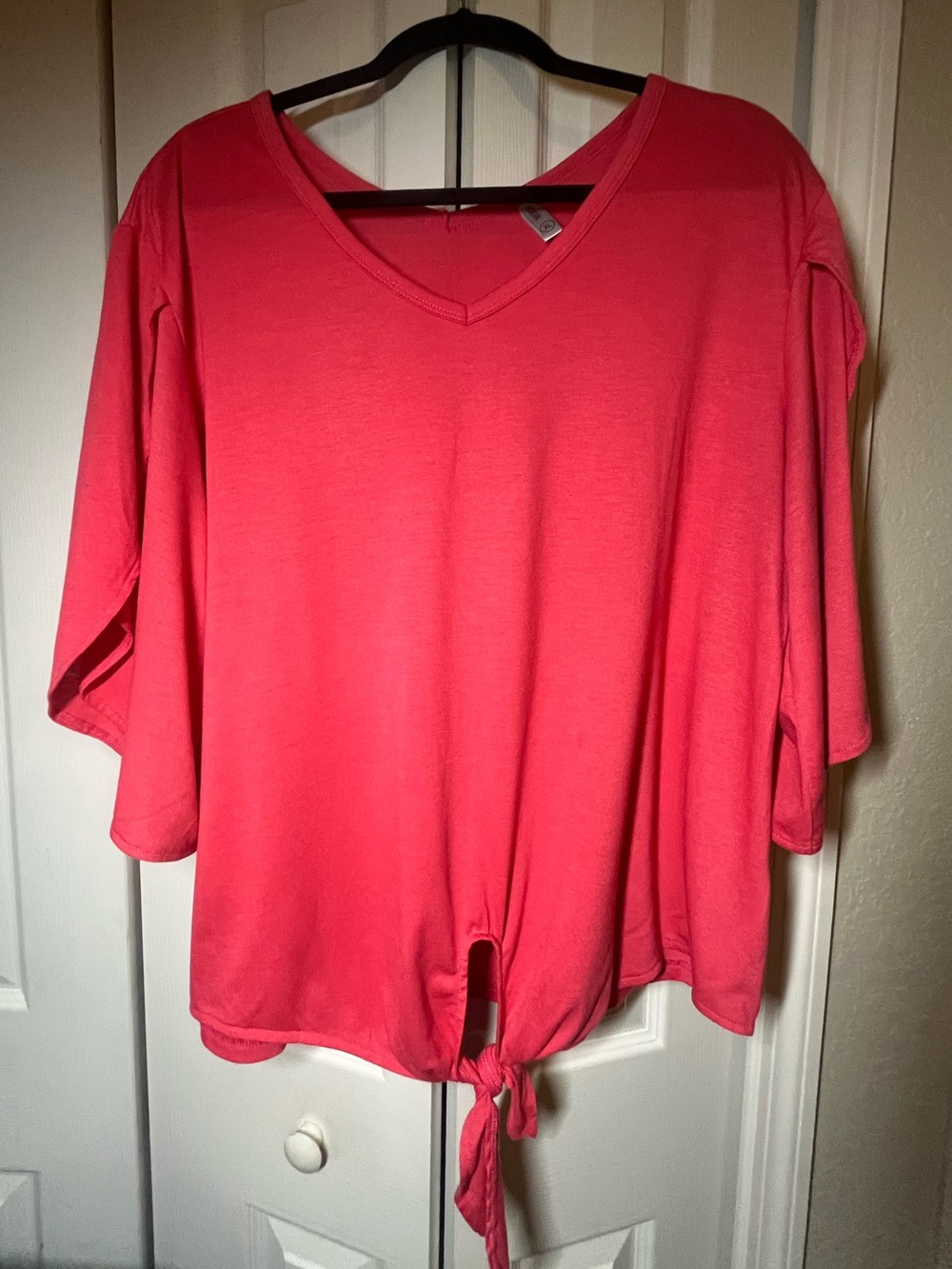 SUEANI women’s pink flowy blouse size XL